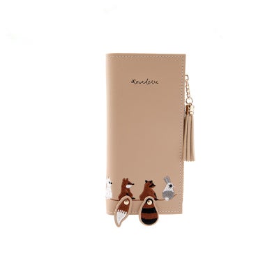 Buy Women Leather Trifold Card Wallet multicolour in UAE