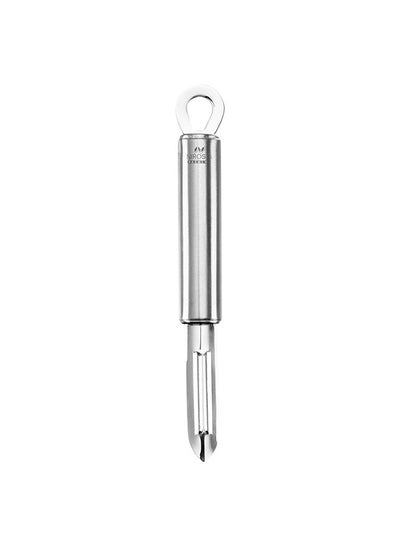 Buy Fackelmann Nirosta Metallic Peeler Silver in UAE