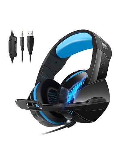 Buy Wired Over-Ear LED Gaming Headset With Mic in Saudi Arabia