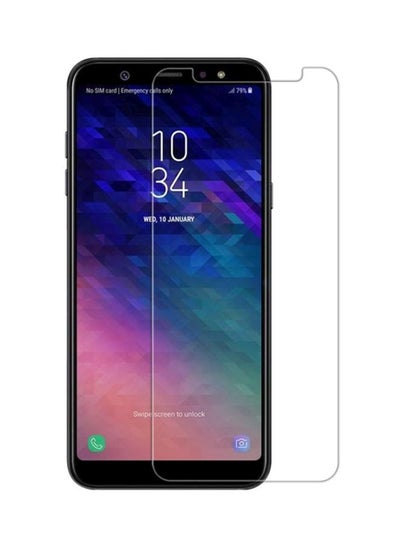 Buy Tempered Glass Screen Protector For Samsung A9 Star Clear in UAE