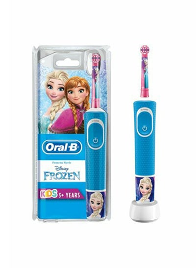 Buy Frozen Special Series Rechargeable Electric Toothbrush With Replacement Head Multicolour 3 x 3 x 18cm in Saudi Arabia