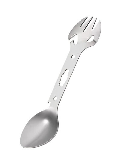 اشتري Multi-Functional Tableware Stainless Steel Spoon فضي 18 x 1 x 4سم في السعودية