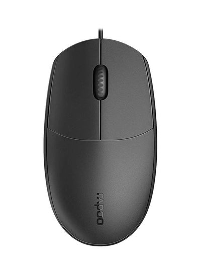 Buy N100 Wired Optical USB Mouse Black in UAE