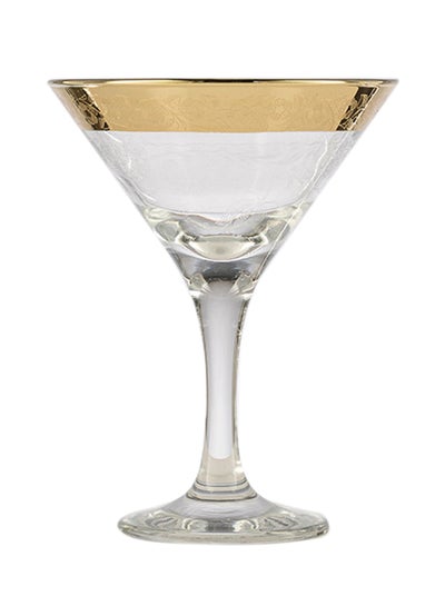 اشتري Set Of 6 Elegant Martini Glasses ذهب / شفاف في السعودية