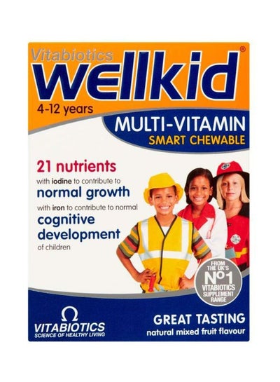 Buy Wellkid Smart Chewable Multi-Vitamin 30 Tablets in UAE