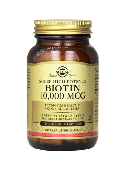 Buy Biotin Dietary Supplement - 120 Capsules in UAE
