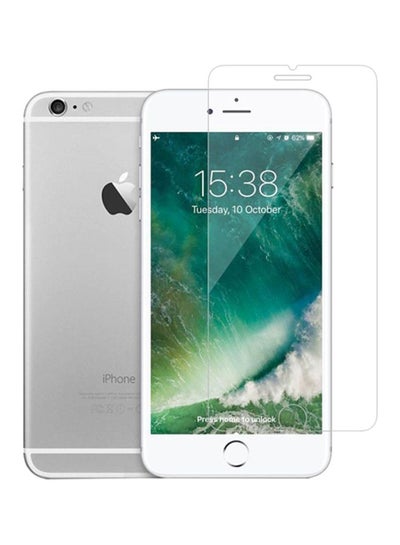 Buy Apple iPhone 6 Plus Screen Protector HD Tempered Glass Clear in Saudi Arabia