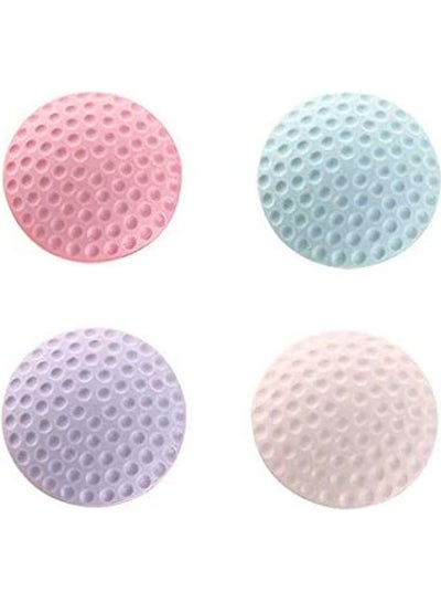 Buy 4-Piece Rubber Buffer Wall Protector Set Multicolor in Saudi Arabia