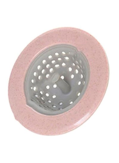 Buy Water Sink Anti Blocking Filter Pink/Grey 11cm in UAE