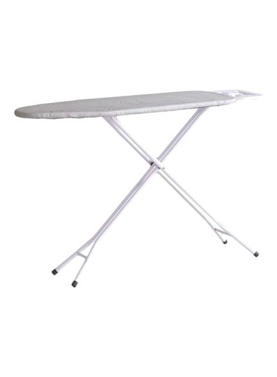 Buy Atlanta Metal Ironing Board White/Grey 110x33x81cm in Saudi Arabia