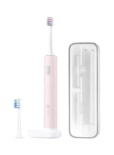 اشتري طقم فرشاة أسنان دكتور باي سونيك الكهربائية وردي/أبيض في السعودية