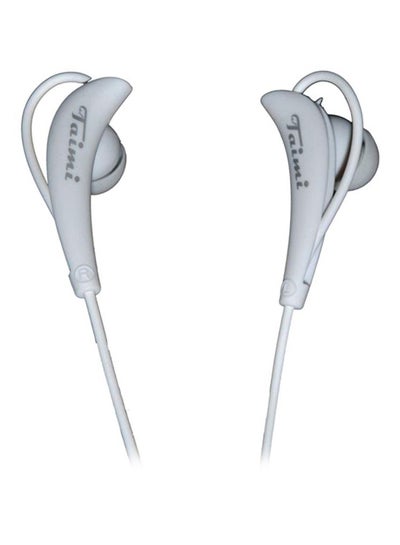 Buy Bluetooth In-Ear Earphone With Mic White in Saudi Arabia