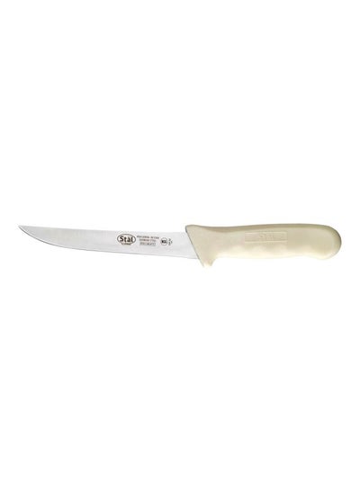 Buy Wide Stiff Boning Knife Silver/White 6inch in UAE