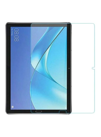 Buy Tempered Glass Screen Protector For Huawei MediaPad M5 10.8-Inch Clear in UAE