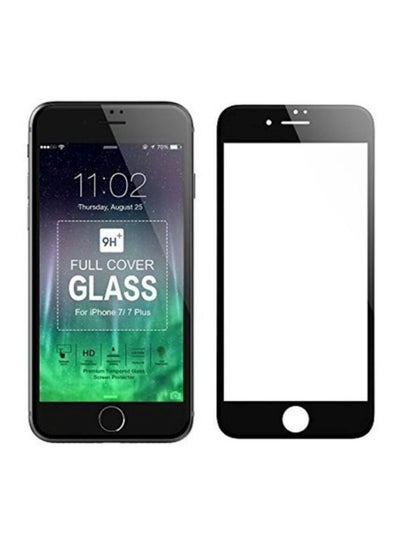 Buy FullCover Tempered Glass  iPhone 7 Plus Black/Clear in Saudi Arabia