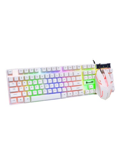 Buy Wired Combo Gaming Set With 104 Keys Rgb Backlight Keyboard Sensitive Breathing Mouse in Saudi Arabia