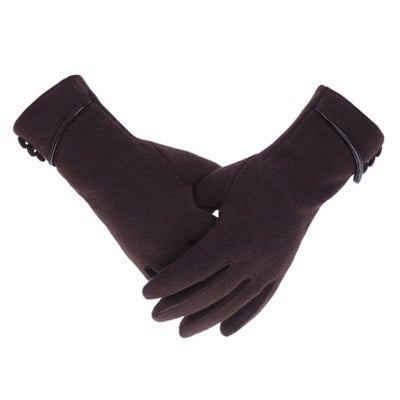 Buy Thermal Gloves Outdoor Warm 23cm in UAE