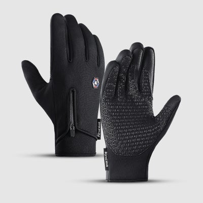 اشتري Anti-Slip Full-Finger Bicycle Skiing Gloves 18سم في الامارات