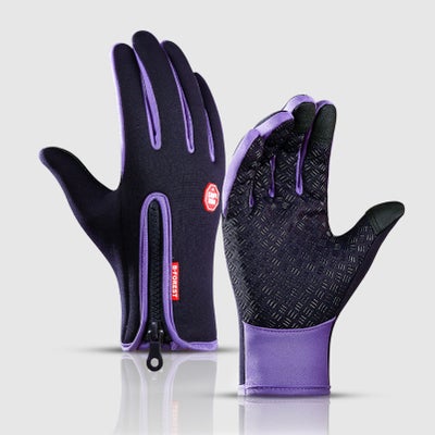 Buy Cycling Gloves Windproof Waterproof Anti-Slip 15cm in UAE