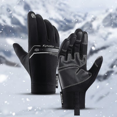 Buy Cycling Gloves Windproof Waterproof Anti-Slip 16cm in UAE