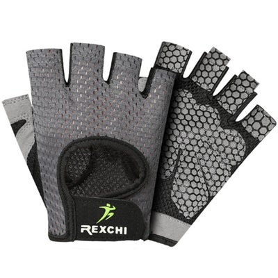 Buy Non-Slip Unisex Weightlifting Climbing Fitness Gloves 15cm in UAE