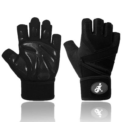 Buy Workout Breathable Weightlifting Gym Gloves 25cm in UAE