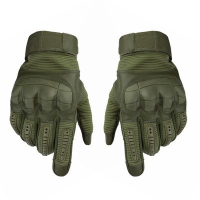 Buy PU Leather Outdoor Sport Gloves 28cm in UAE