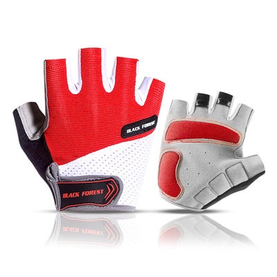 Buy Men Women Sports Bicycle Gloves 25cm in UAE