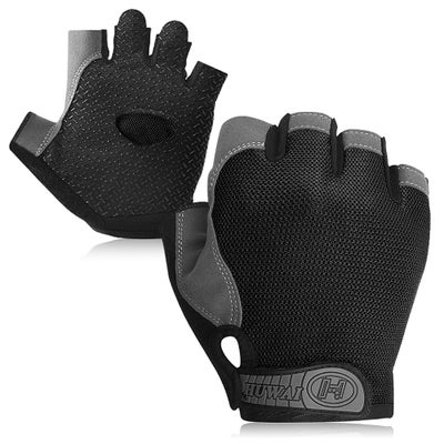 Buy MTB Sport Bike Half Finger Cycling Gloves 15cm in UAE