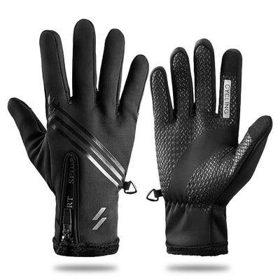 Buy Winter Warm Touchscreen Cycling Gloves 27cm in UAE