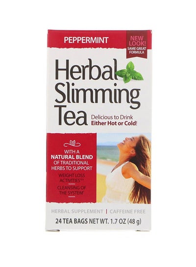 Buy Peppermint Herbal Slimming Tea - 24 Bags in Saudi Arabia