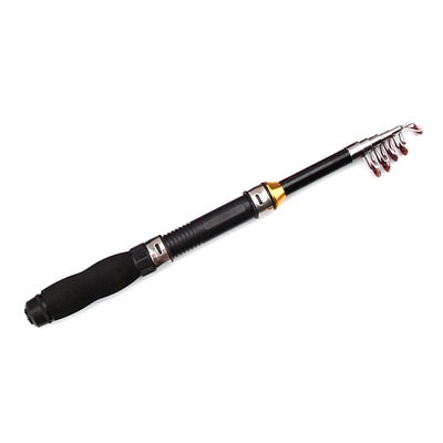 Buy 1.0m-2.3m Retractable Ultralight Fiberglass Portable Telescopic Fishing Rod 34cm in UAE