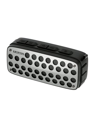 Buy Rechargeable Bluetooth Speaker Silver/Black in Saudi Arabia