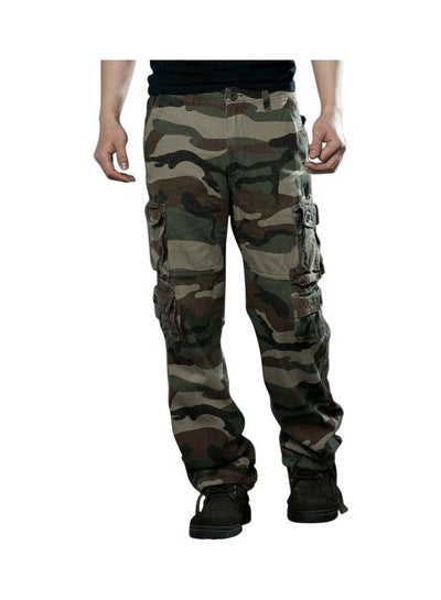 اشتري Camouflage Casual Trousers Green/Brown/Beige في السعودية