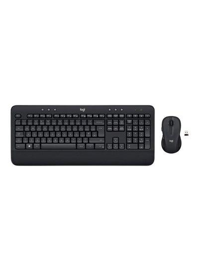 Buy 2-Piece Wireless Keyboard And Laser Mouse Set Black in Egypt