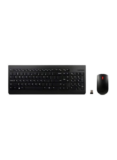 Buy Wireless Keyboard With Mouse Set Black/White in Saudi Arabia