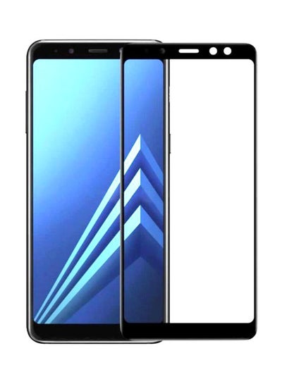 Buy 3D Tempered Glass Screen Protector For Samsung Galaxy A8 (2018) Black/Clear in Egypt