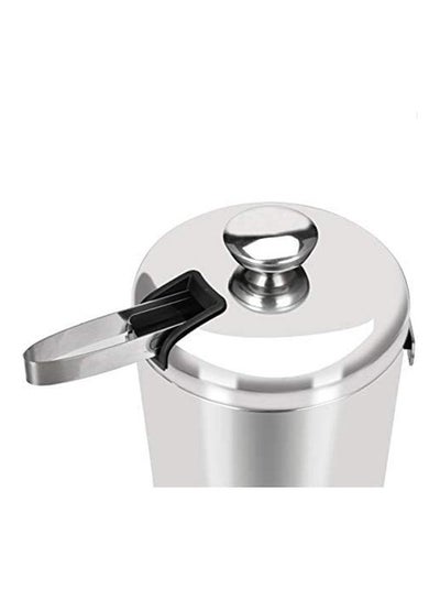 Buy Stainless steel Ice Bucket Silver 16 x 14 x 14cm in UAE