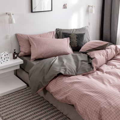 Buy 4-Pieces King Size Comfortable Printed Bedding Set Cotton Multicolour in Saudi Arabia