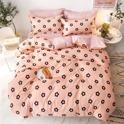 Buy 4-Piece Fashion Design Bedding Set Polyester Multicolour 150x200cm in Saudi Arabia