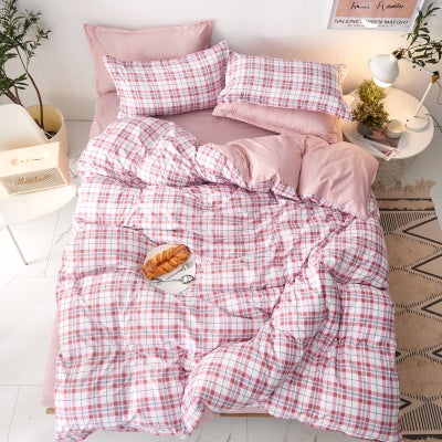 Buy 4-Piece Fashion Design Bedding Set Polyester Multicolour 150x200cm in Saudi Arabia