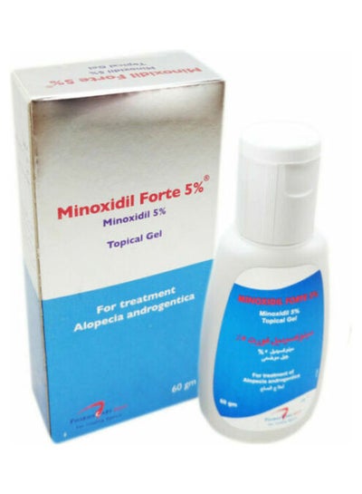 Buy Minoxidil Forte 5% Topical Gel For Hair Loss And Hair Thinning Treatment 60grams in Egypt