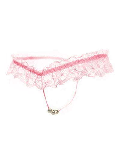 Buy Faux Pearl Panties Pink in Saudi Arabia