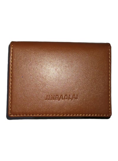 Buy Men's Bi-Fold Leather Wallet Coffee in Saudi Arabia