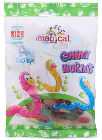 Buy Dody Gummy Worms Jelly Pouch 80grams in Egypt