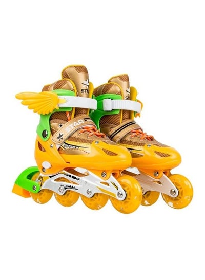 Buy Roller Skates With Flashing Wheels 32-37cm in Saudi Arabia