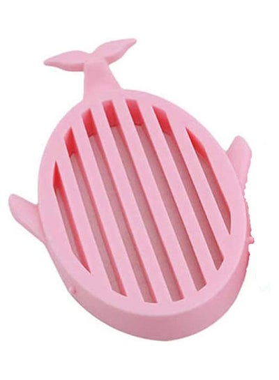 Buy Whale Shape Soap Box Pink 13.5cm in Saudi Arabia