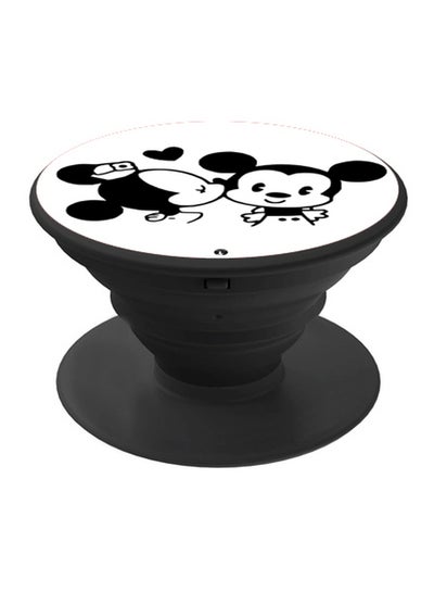 Buy Printed Pop Socket Black/White in UAE