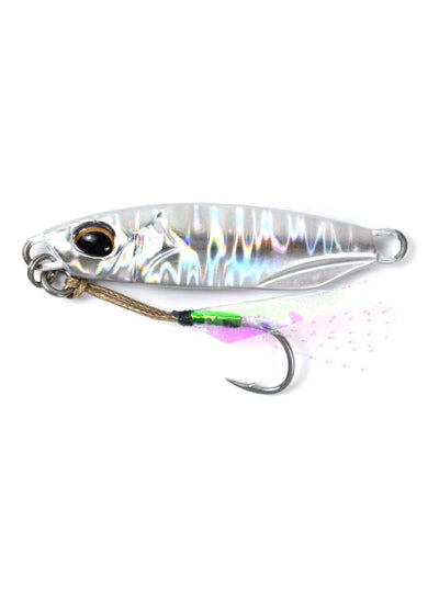 Buy 20g Artificial Bait Metal Jig Spoon Fishing Lure 10cm in UAE