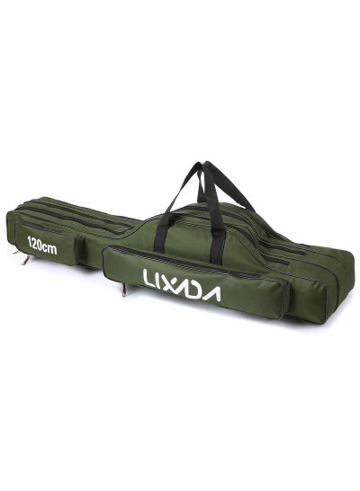 Buy 3-Layers Fishing Pole Bag 33*6*23cm in Saudi Arabia